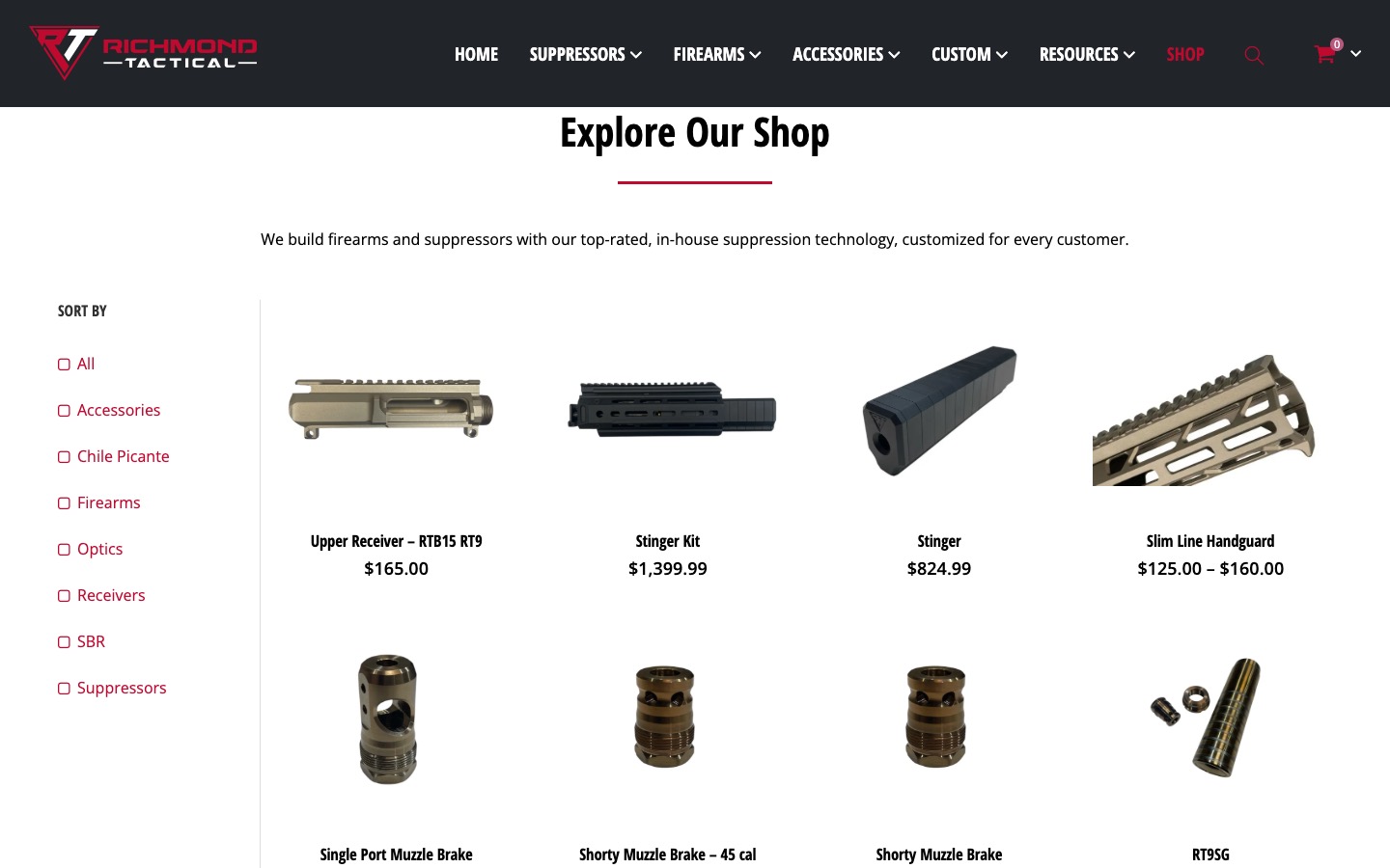 The current homepage